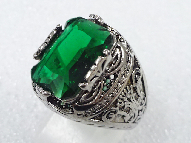 COLORED STONE FASHION RING / JP SIZE 17